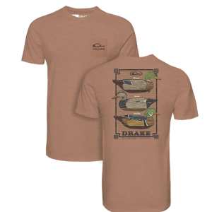 Drake Vintage Decoy Stack SS Tee - Dusty Coral