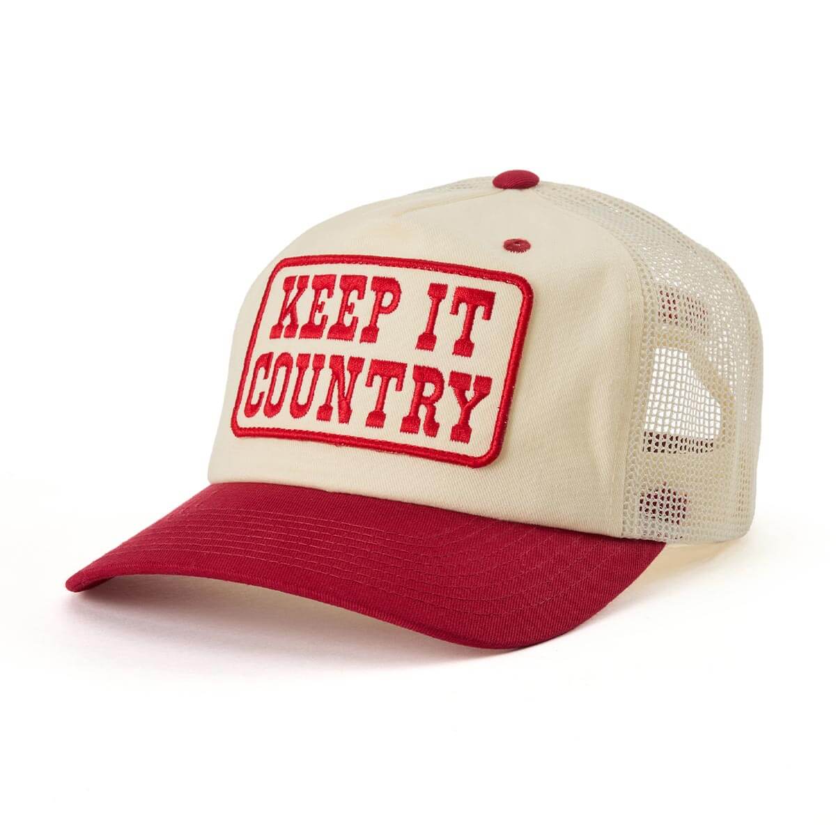 Keep It Country Trucker Cream & Red