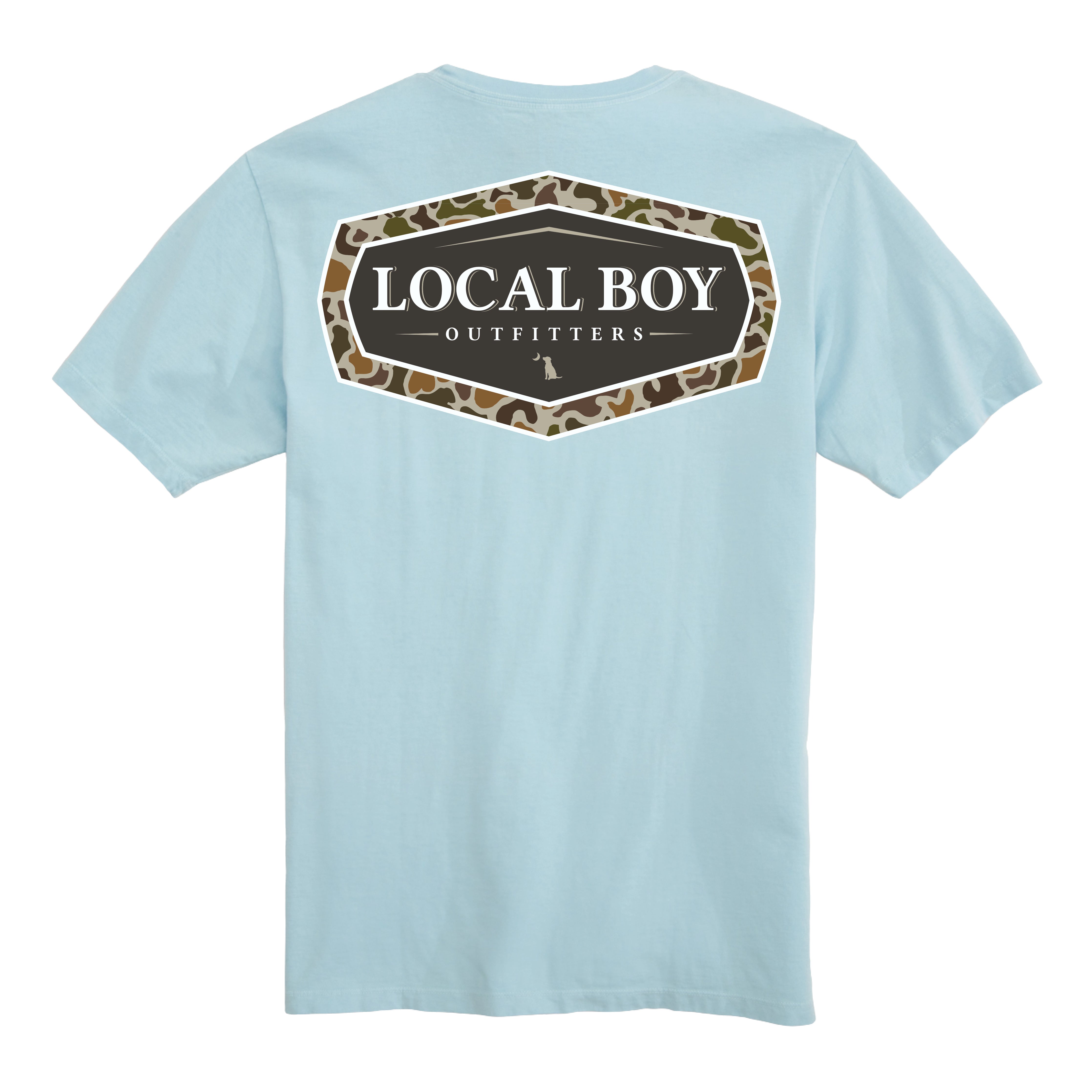 Youth Vintage Emblem SS Tee - Chambray