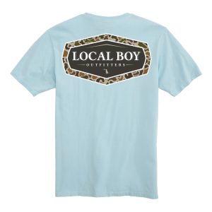 Toddler Vintage Emblem SS Tee - Chambray