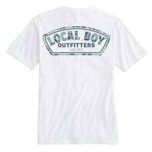 Localflage Lagoon Label SS Tee - White