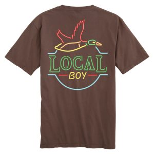Neon Duck Latte Tee - Espresso