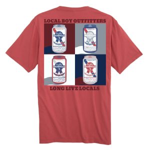 PBR Pop Art SS Tee - Brick