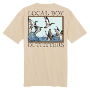 Mallard Flock Tee - Latte
