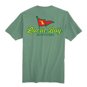 Front Pin SS Tee - Light Green
