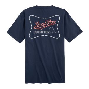 Neon High SS Tee - China Blue