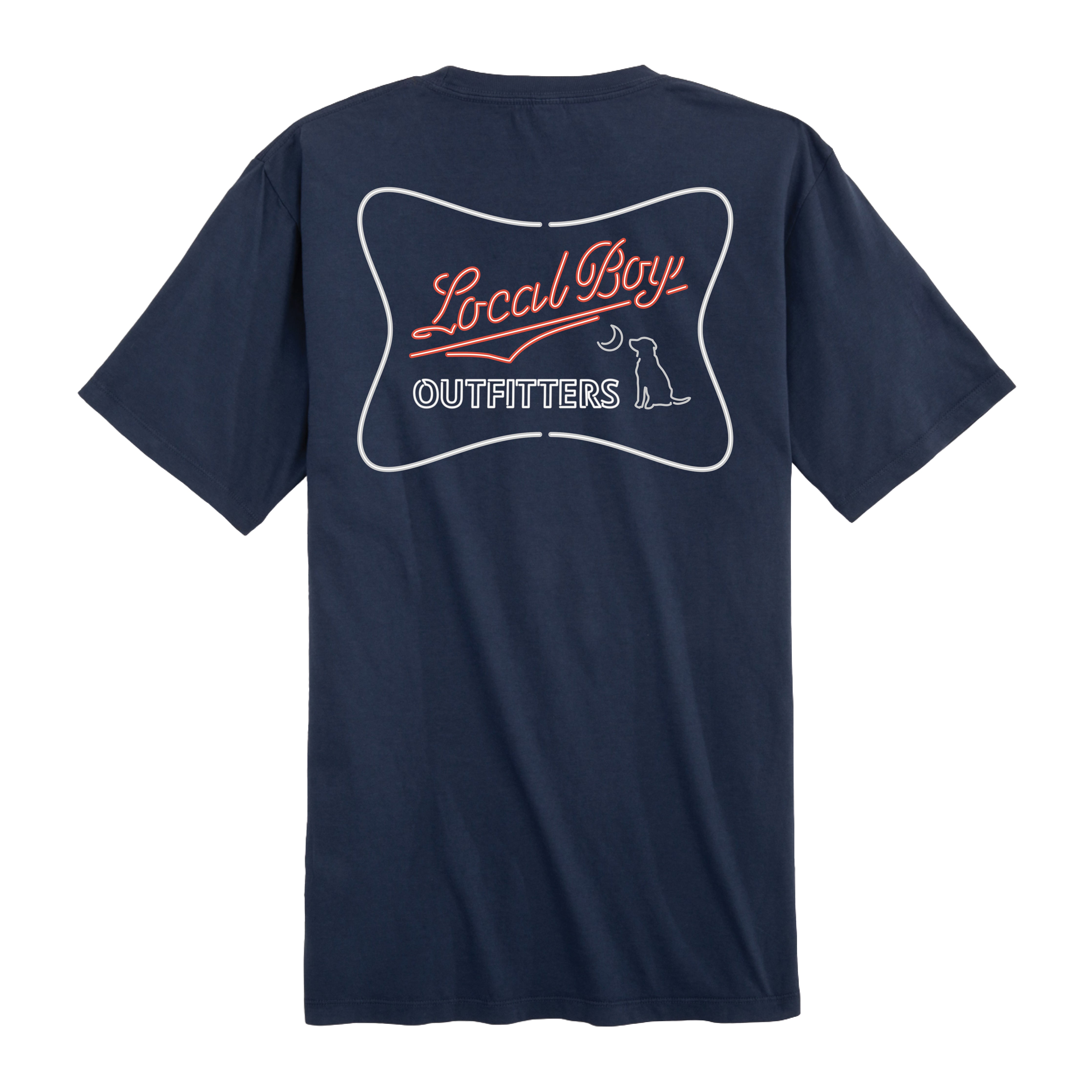 Neon High SS Tee - China Blue