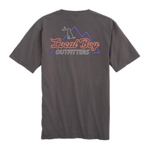Neon Mountain SS Tee - Grey