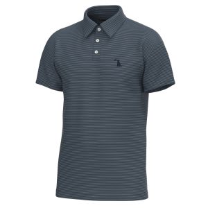 Driftwood Polo - Charcoal Blue & Midnight