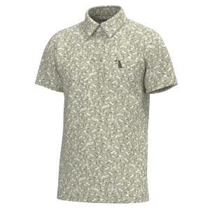 Dirty Myrtle Polo - Green Duck Dog
