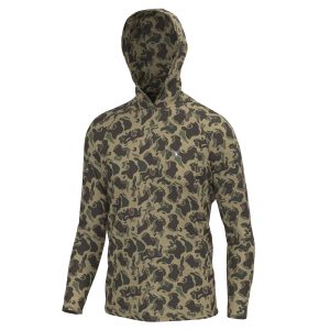 Heather Blend Hoodie - Retro Camo
