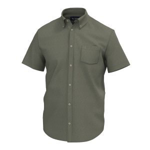Low Country Button Down - Olive Shoal
