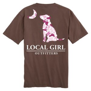 LG Pink LCF Dog & Moon SS Tee -Espresso