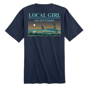 LG Flat Boat SS Tee - China Blue