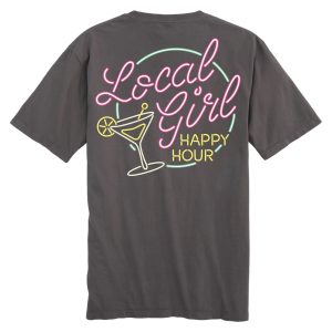 LG Happy Hour SS Tee - Gray