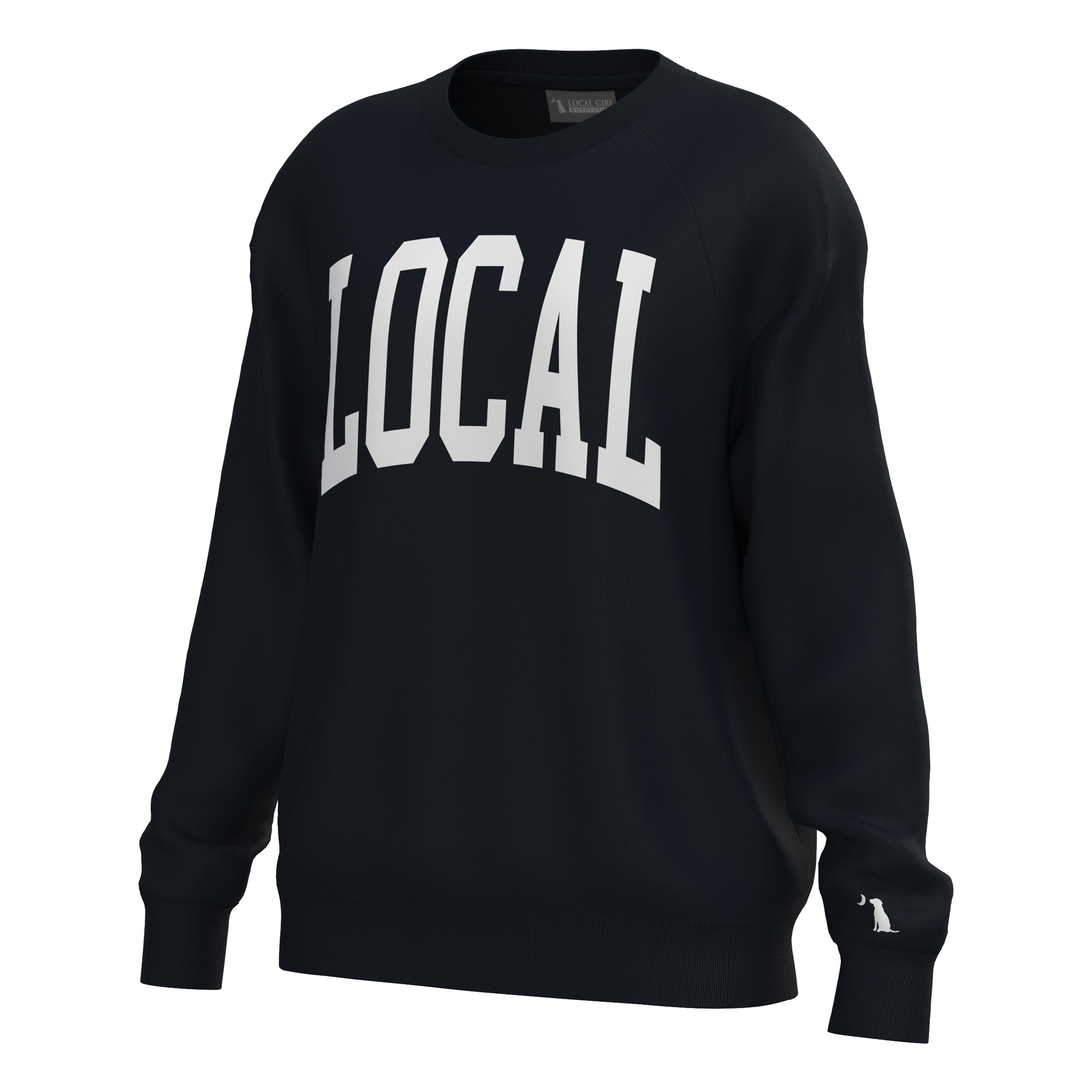 LG Crescent Crew - Black