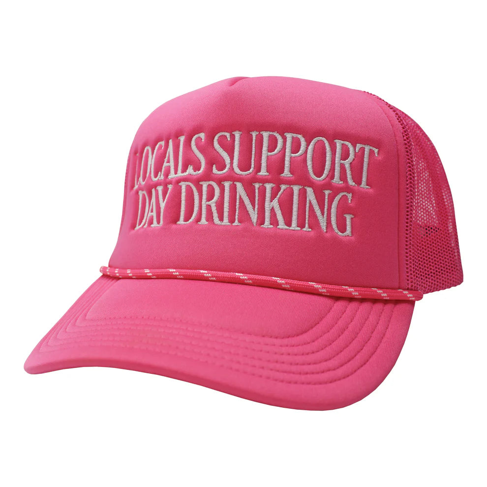 LG Day Drinker Foam Trucker Hat - Bubblegum Pink