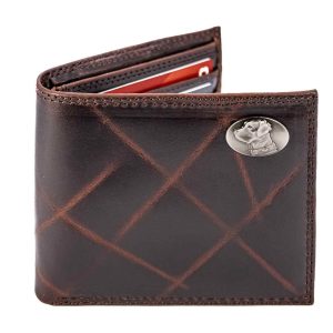 Lab Light Brown Crazy Horse Bifold Wallet