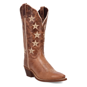 Laredo 12" Brown Wide Calf Serenade Snip Toe