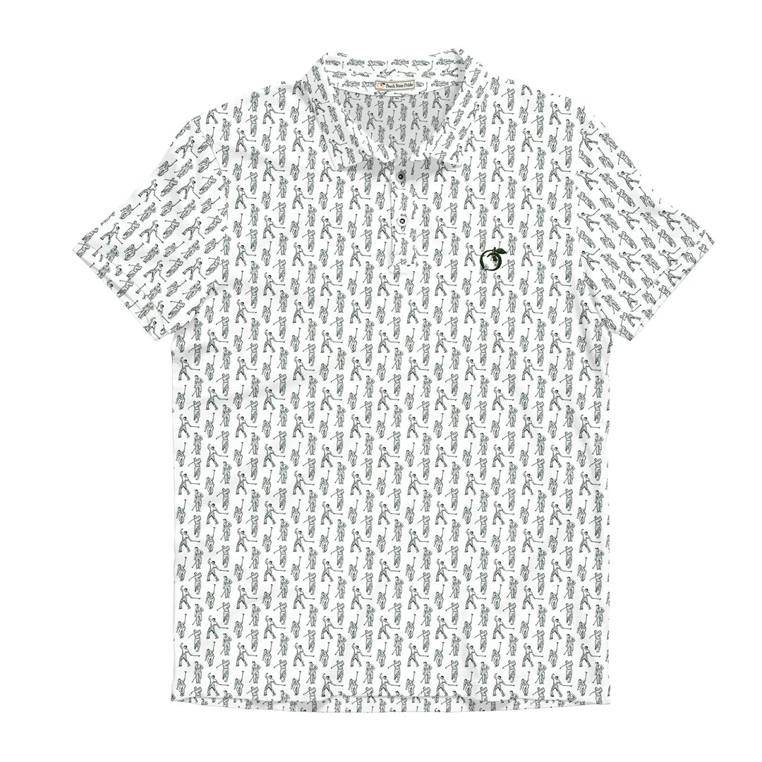 Legends of the Links Polo- Green & White