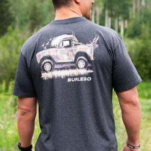 SS Tee - Loaded Down Bronco - Heather Black