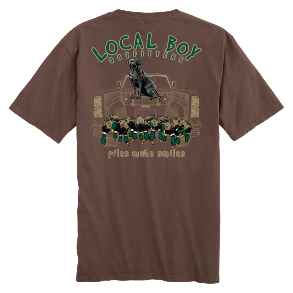 Piles Make Smiles SS Tee - Espresso