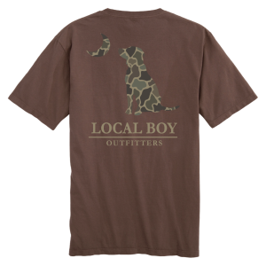 Brush Camo Dog & Moon SS Tee - Espresso