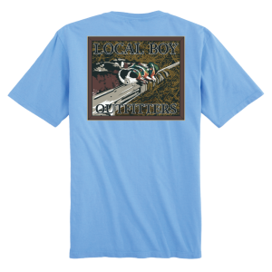 Quack Stack SS Tee - Washed Denim