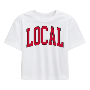 LG Classic Local SS Tee - Collegiate - Red / Black