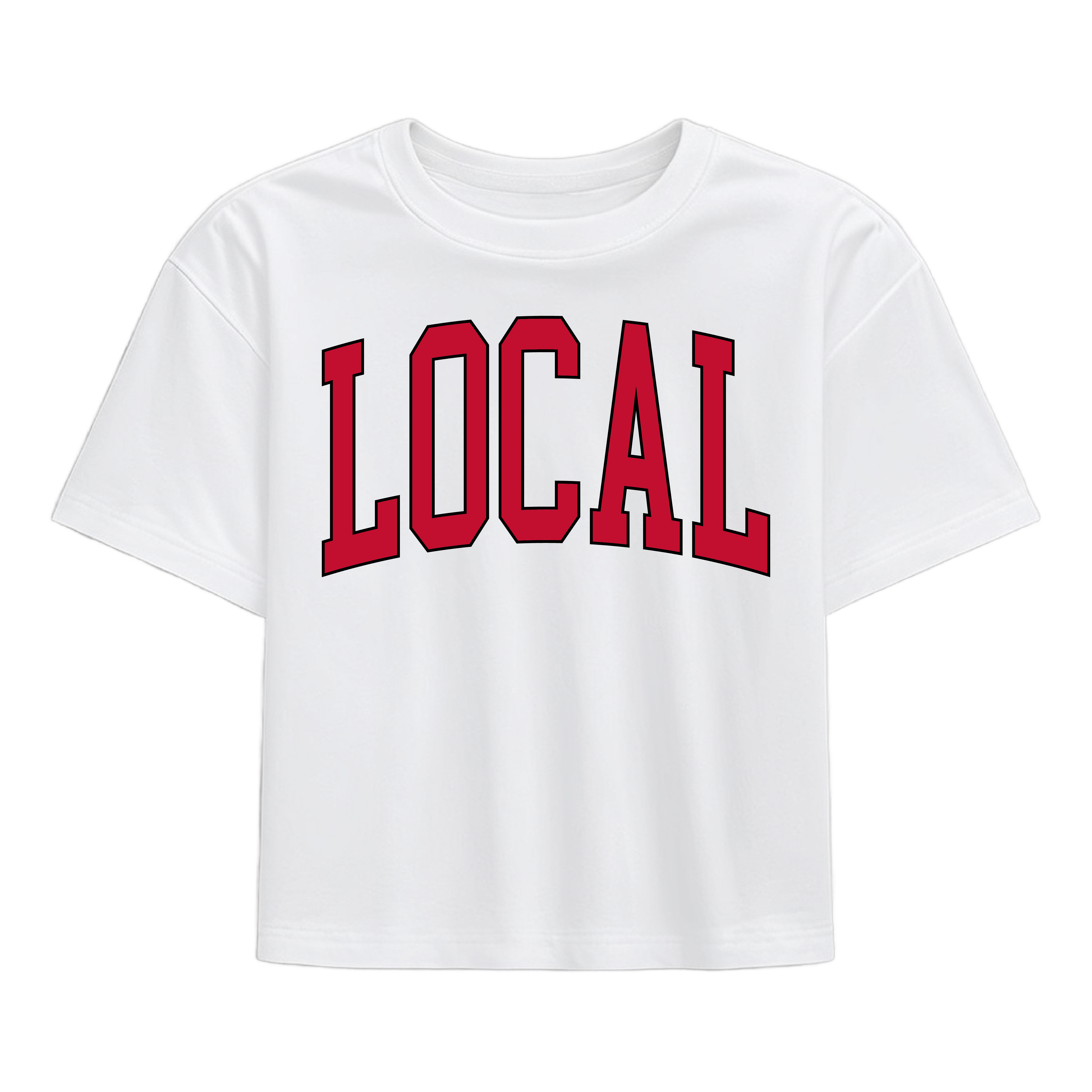 LG Classic Local SS Tee - Collegiate - Red / Black