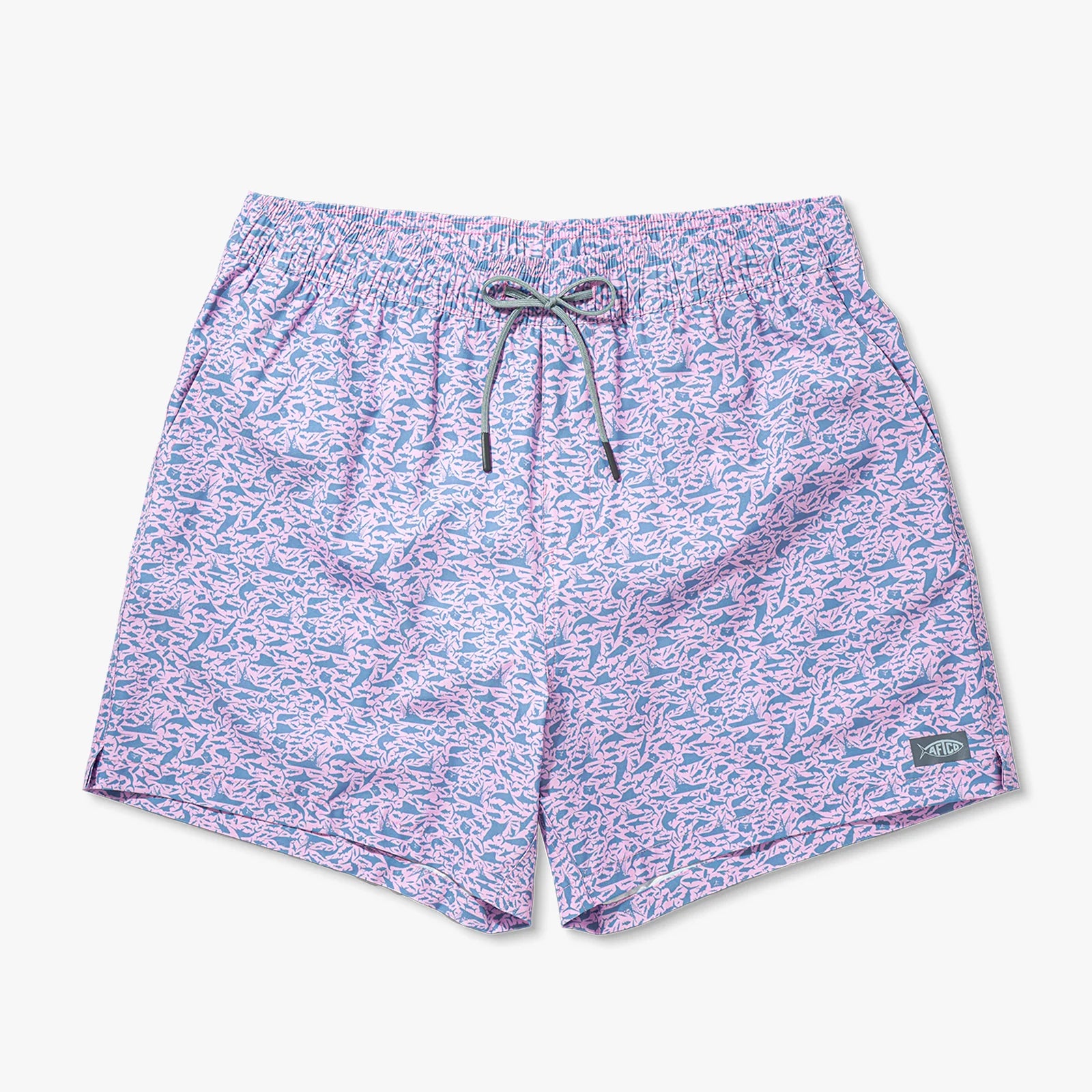 Strike Printed Swim Short - Misty Lilac