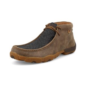 Chukka Driving Moc - Black & Bomber