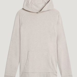 Men's Bamboo Lightweight Fleece Hoodie - Heather Desert Tan
