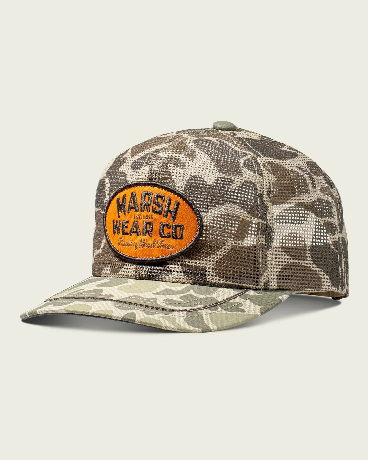 Outpost Mesh Trucker - Khaki Mallard Camo