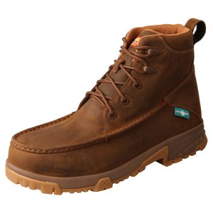 Men’s 6″ Nano Toe Work Boot with CellStretch® – WP Distressed Saddle