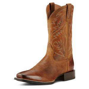 Men's Sport Herdsman Western Boot - Powder Brown