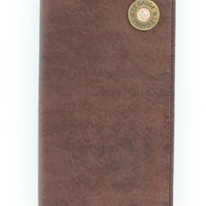 Nocona Brown Bullet Bi-Fold Leather Rodeo Wallet