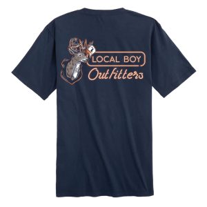 Neon Mount Tee - China Blue