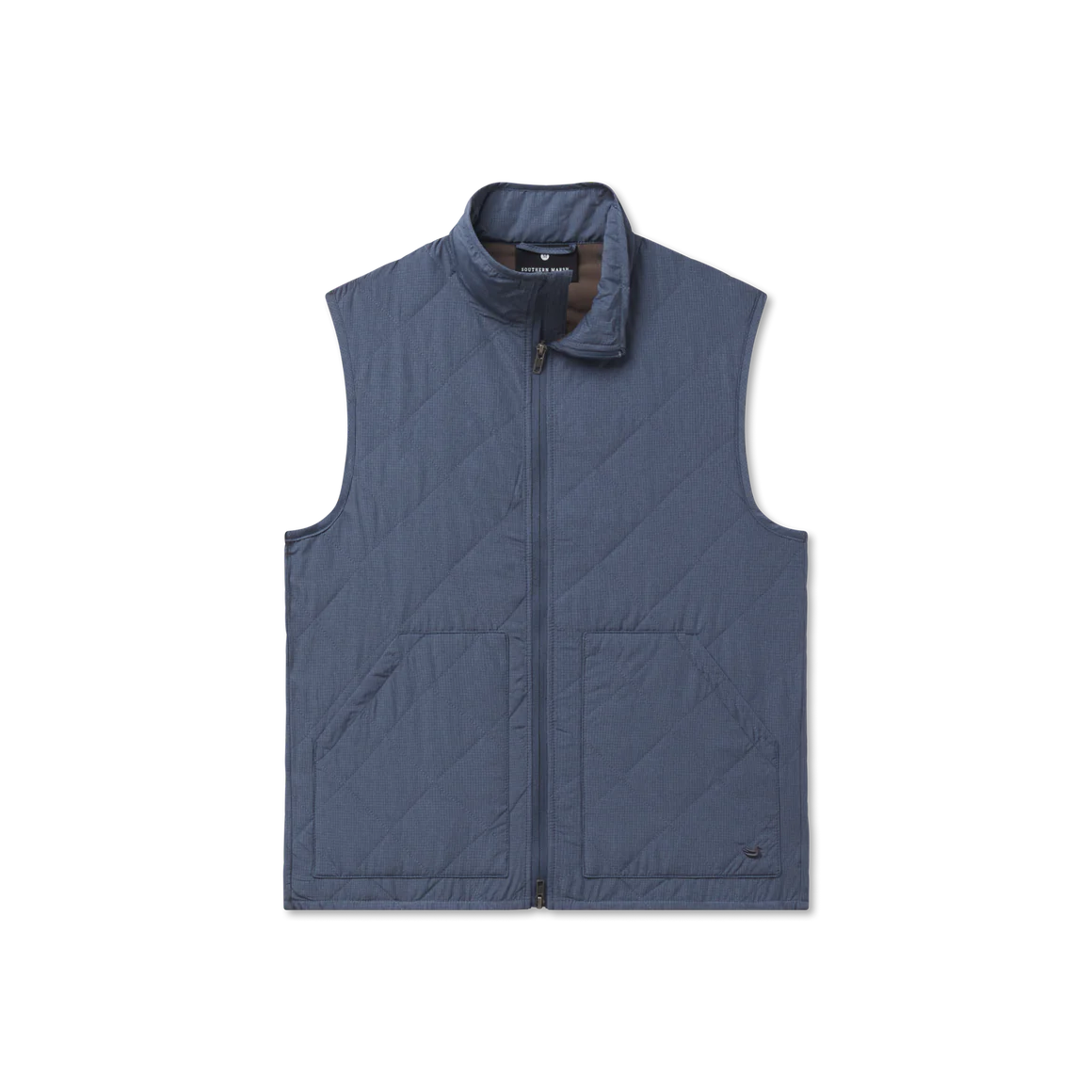 Bryson Ripstop Quilted Vest - Navy