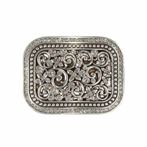 Blazin Roxx Floral Crystal Belt Buckle