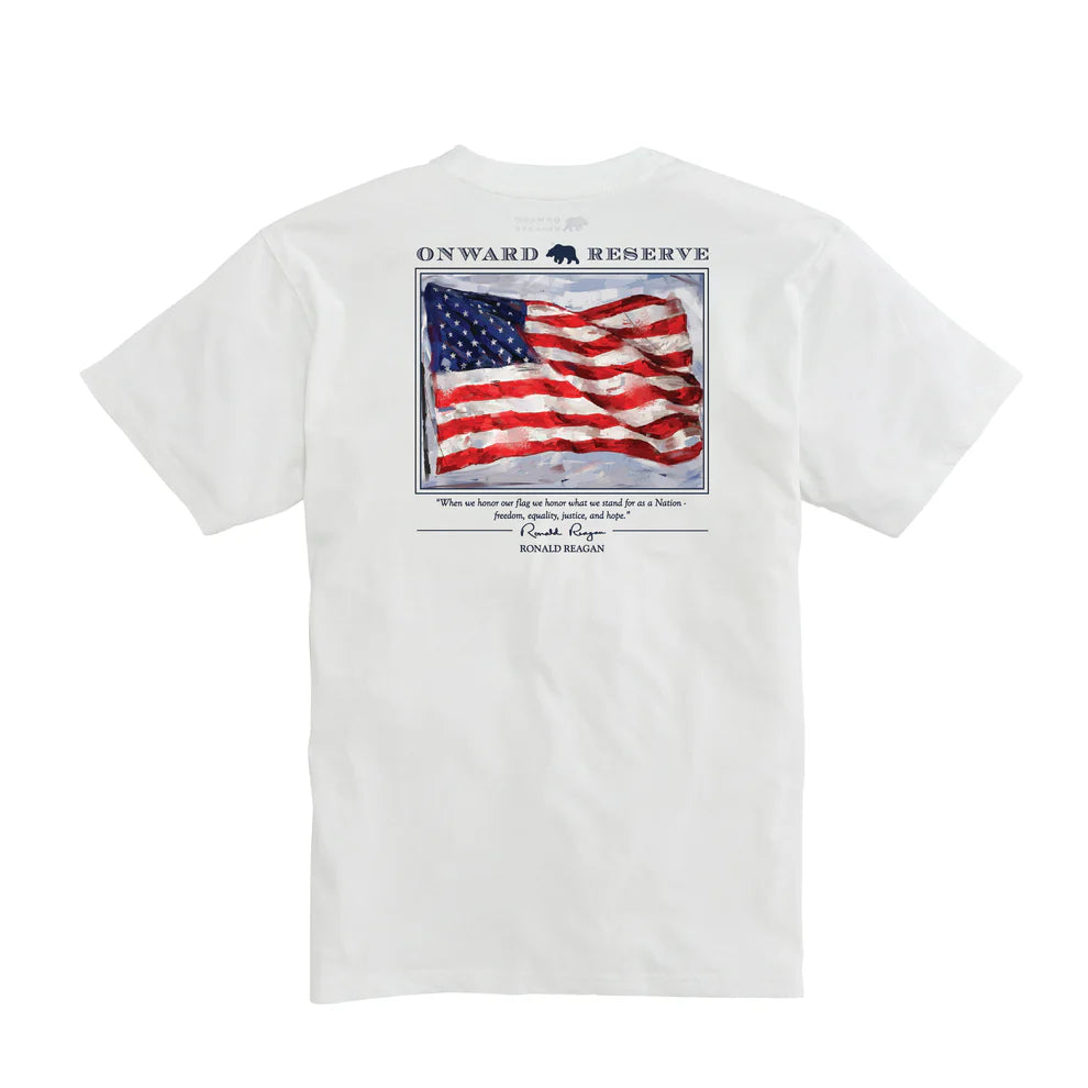 Old Glory Tee - White