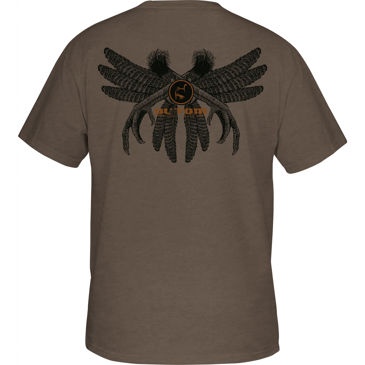 Ol' Tom Spur & Feathers T SS - Walnut Heather