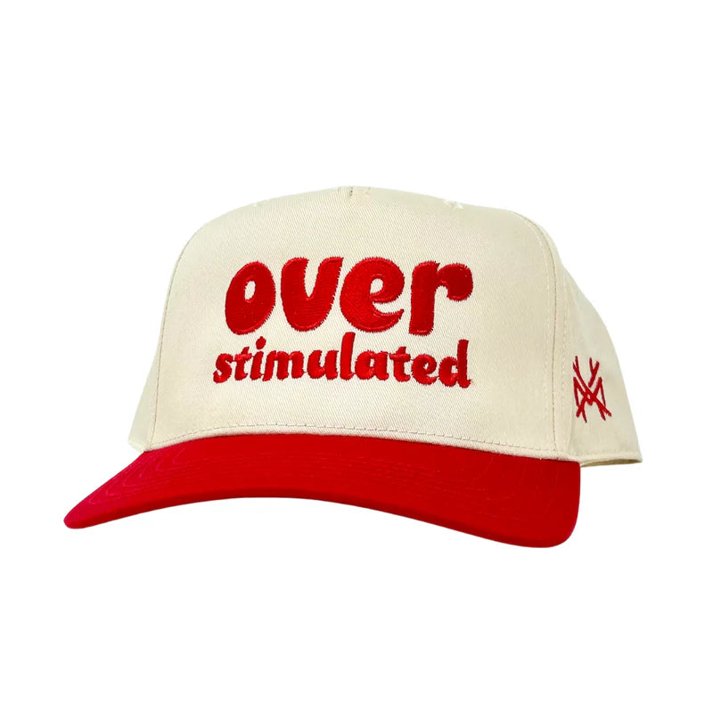 MHC Over Stimulated Trucker Hat - Red/Natural Otto