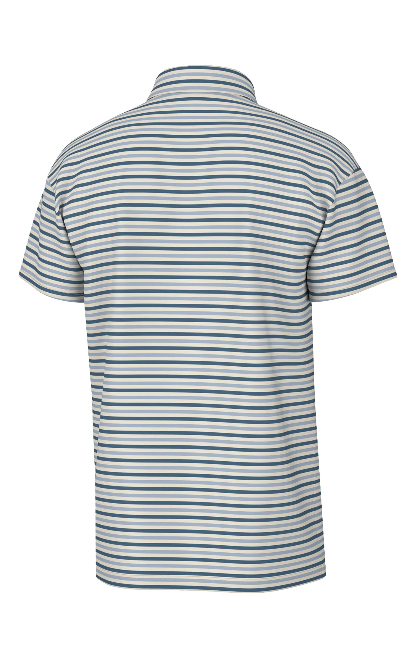 Youth Humphrey Stripe Polo - Blue/Cream - Image 2