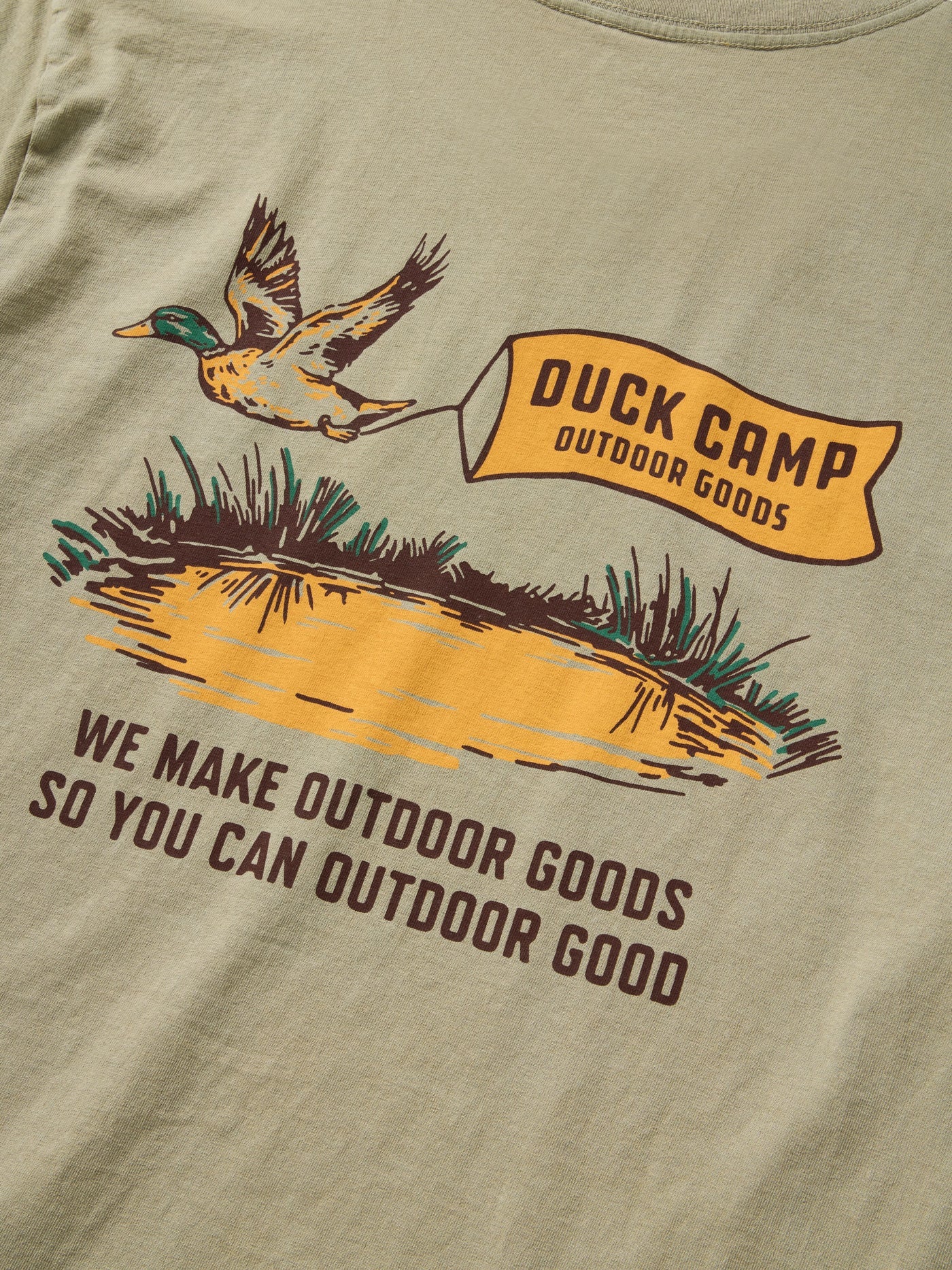 Banner Day T-Shirt - Vintage Khaki - Image 4