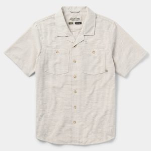 M's Coastal Seersucker Shirt Short Sleeve - Birch