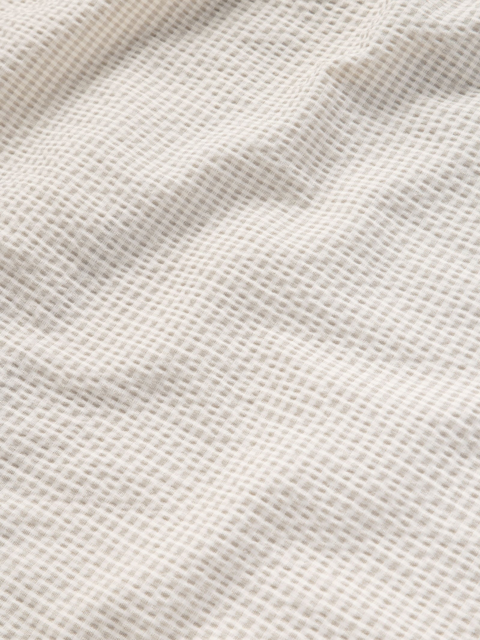 M's Coastal Seersucker Shirt Short Sleeve - Birch - Image 5