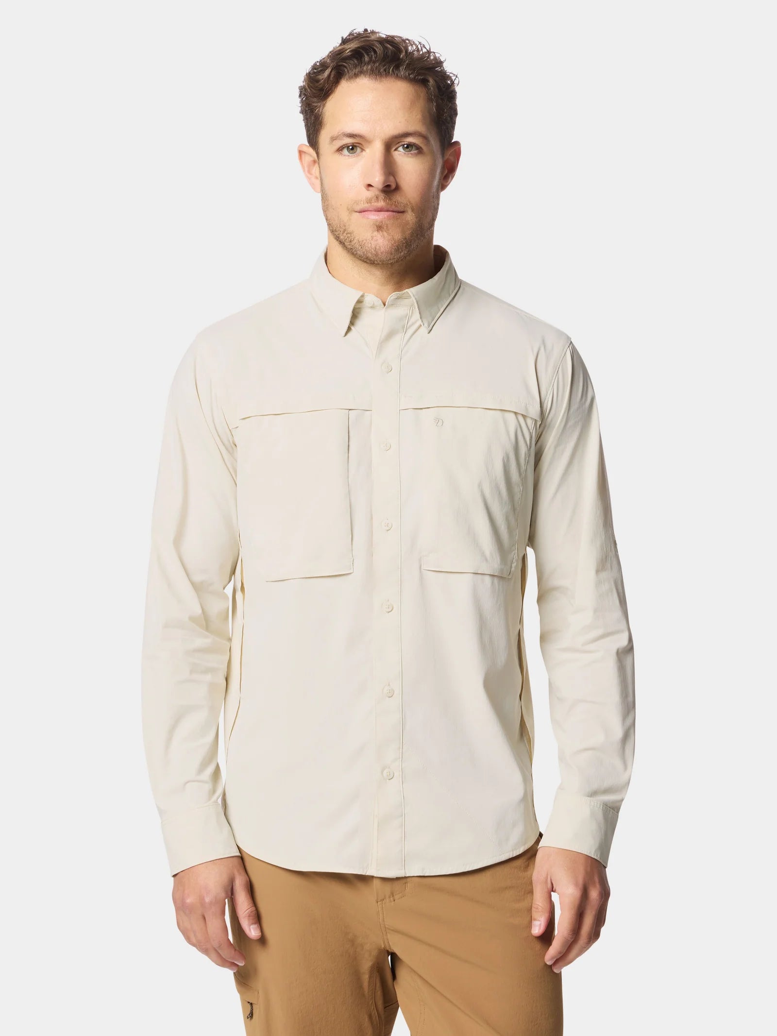 M's Lightweight Fishing Shirt Long Sleeve - Birch - Image 2