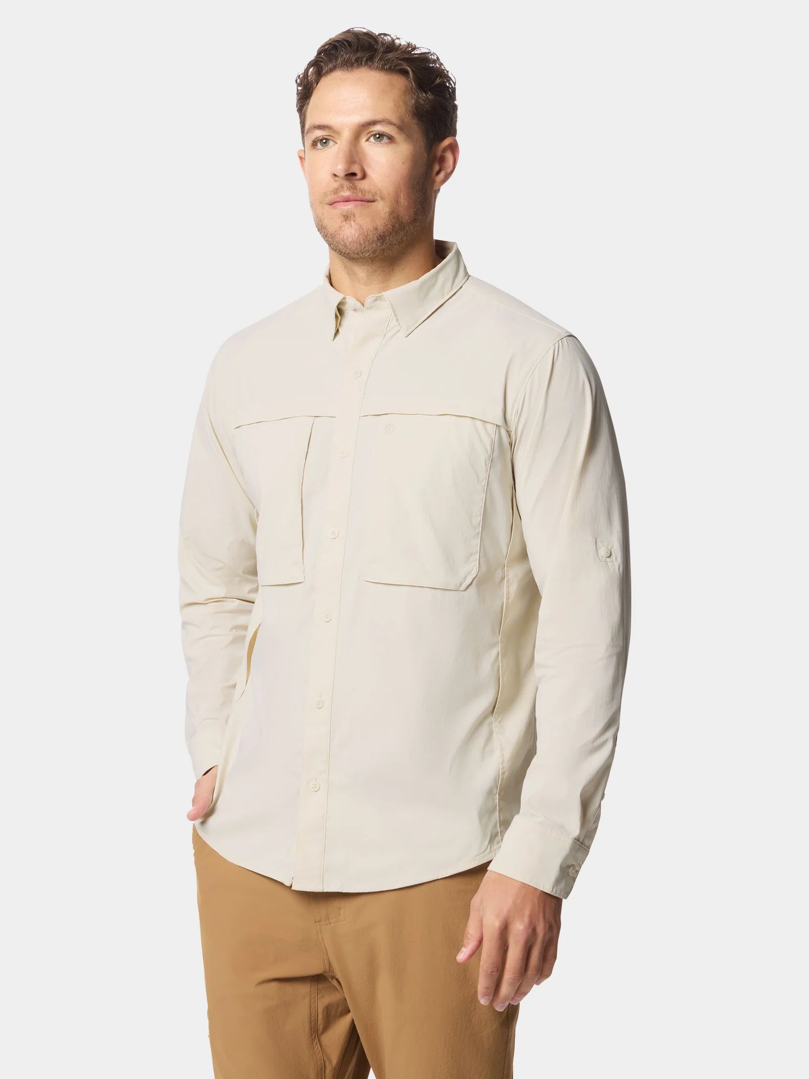 M's Lightweight Fishing Shirt Long Sleeve - Birch - Image 3