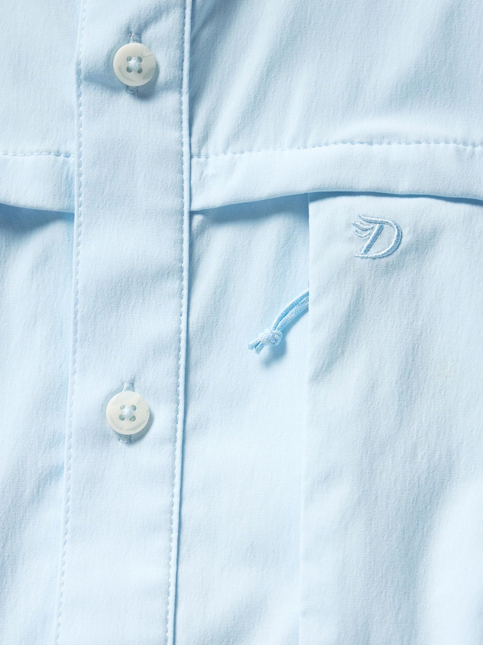M's Lightweight Fishing Shirt Long Sleeve - Ice Water - Image 4